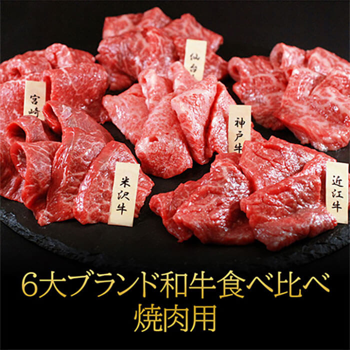 「山晃食品」6大ブランド和牛食べ比べ