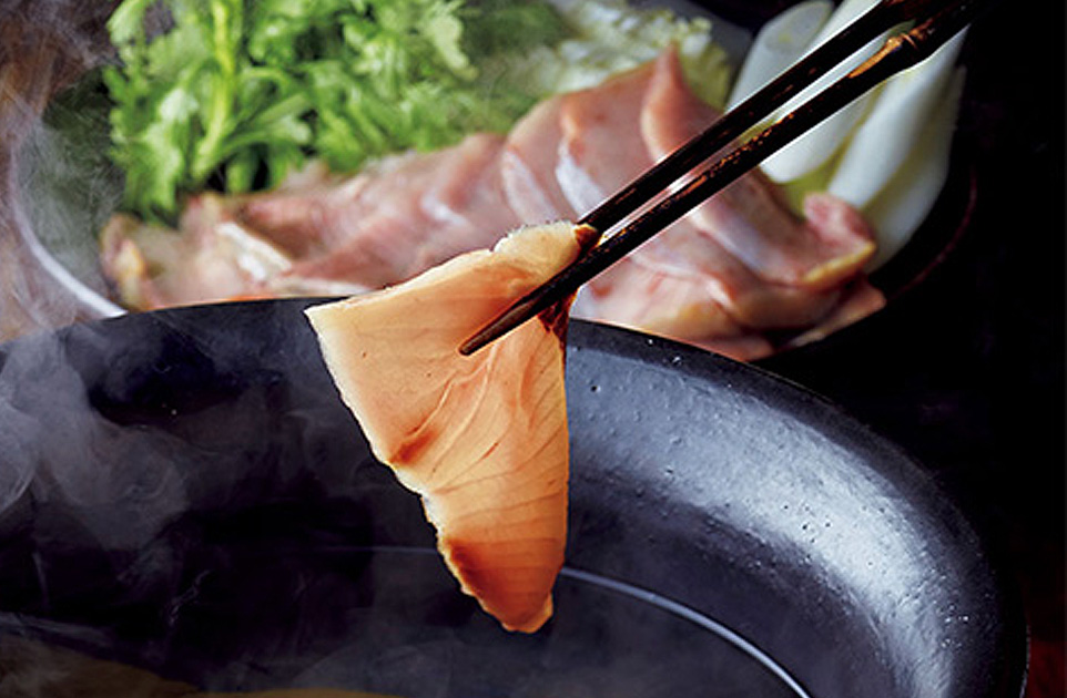 石川県産「天然ぶり」のしゃぶしゃぶ