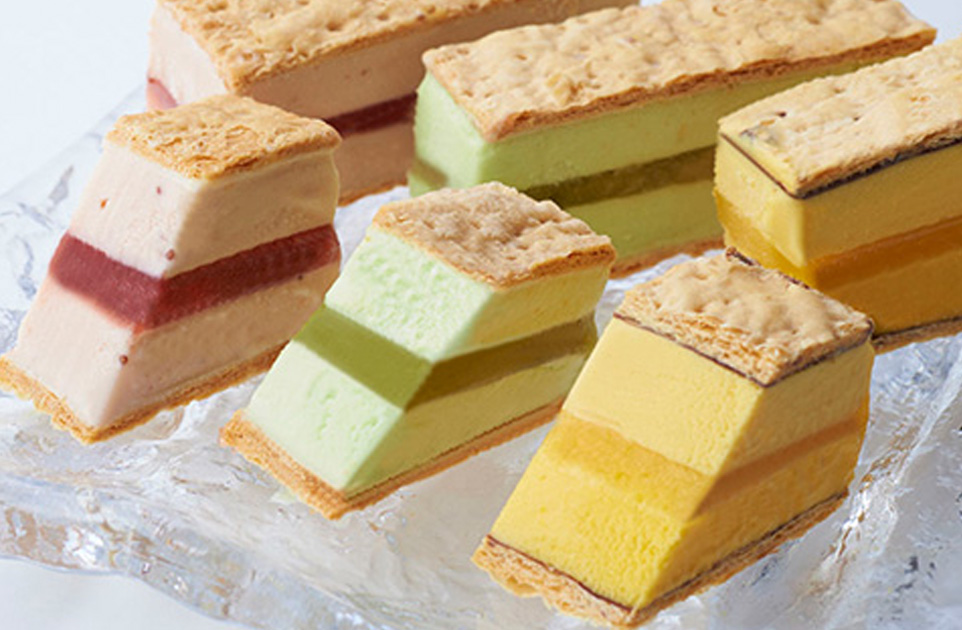 銀座千疋屋 ミルフィーユアイス