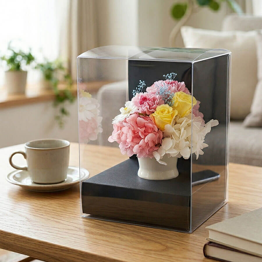 プリザーブドフラワー ミニョン/ 花瓶付き