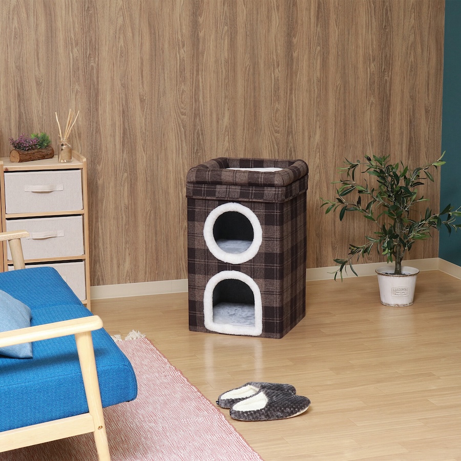 ペットハウス　ルーフベッド付き