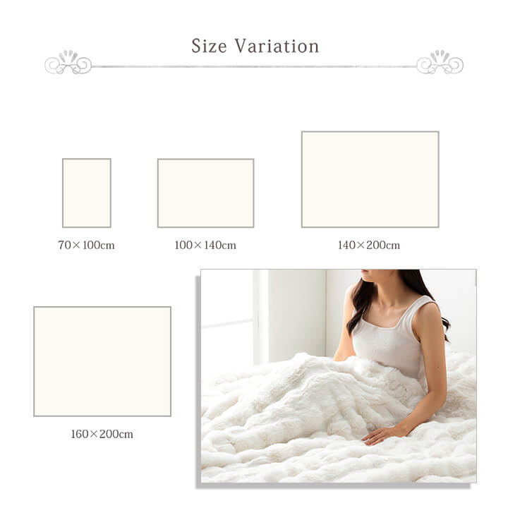 ラピアスプレミアム 2枚合わせ毛布