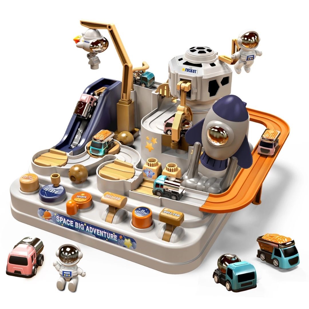 送料無料】スペースシャトル 乗り物 レール おもちゃ 宇宙飛行士