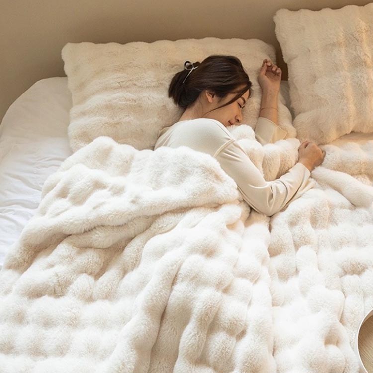 もこもこ毛布とろとろ掛け毛布