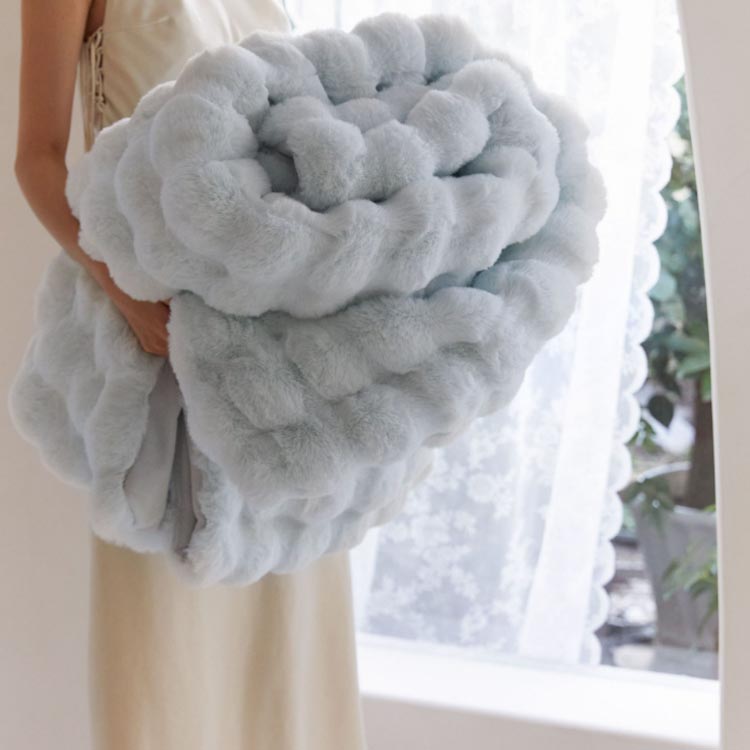 もこもこ毛布とろとろ掛け毛布