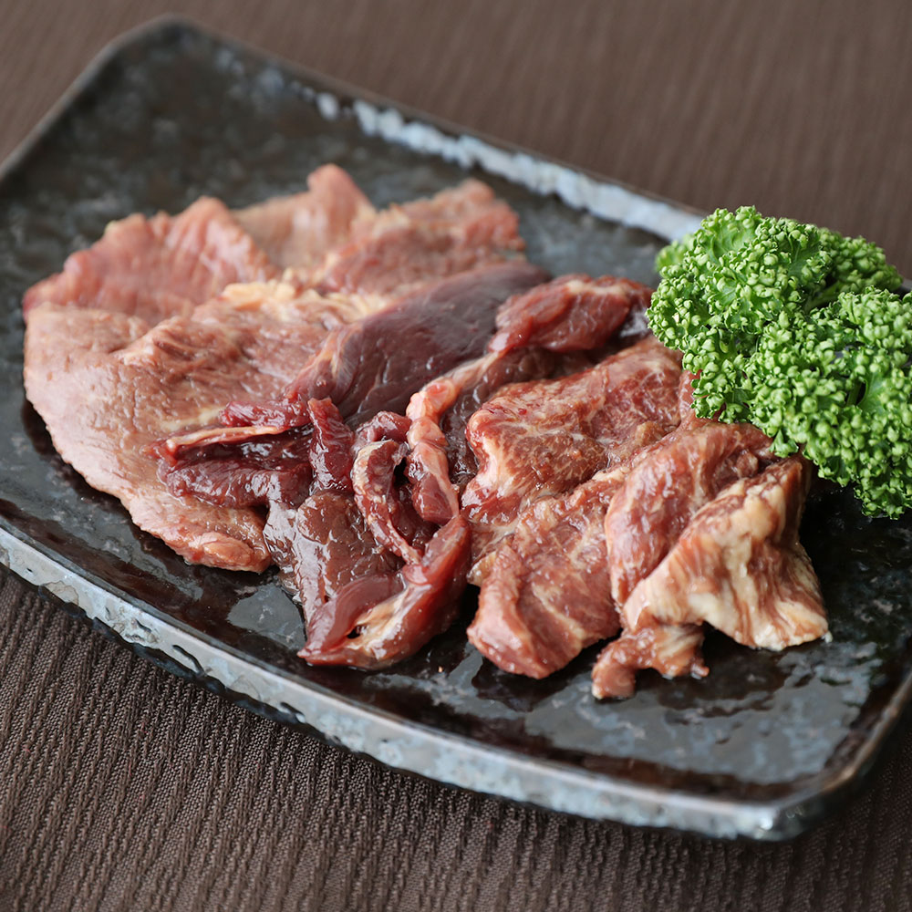 長野 大正8年創業 馬刺専門店「若丸」 馬肉ステーキセット