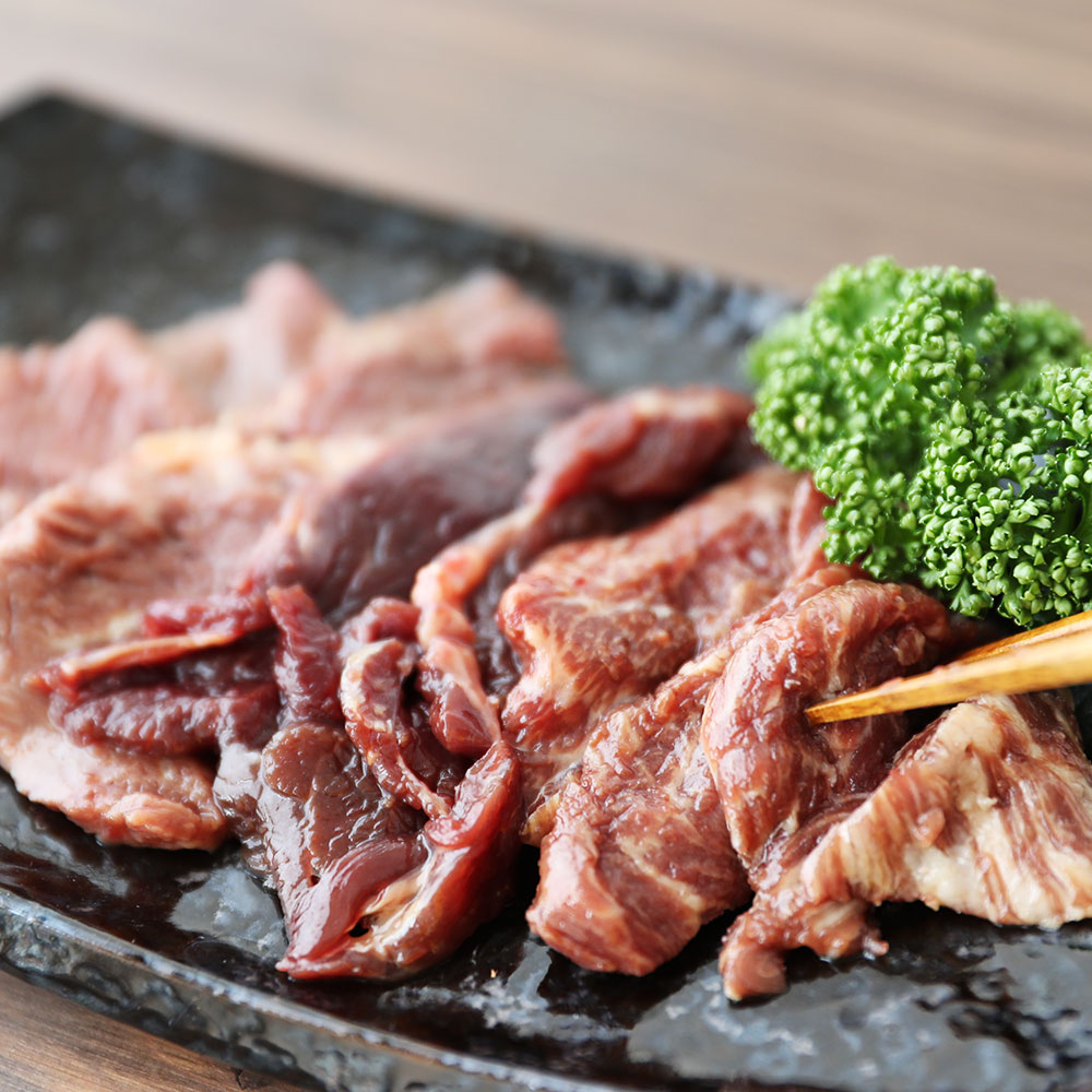 長野 大正8年創業 馬刺専門店「若丸」 馬肉ステーキセット