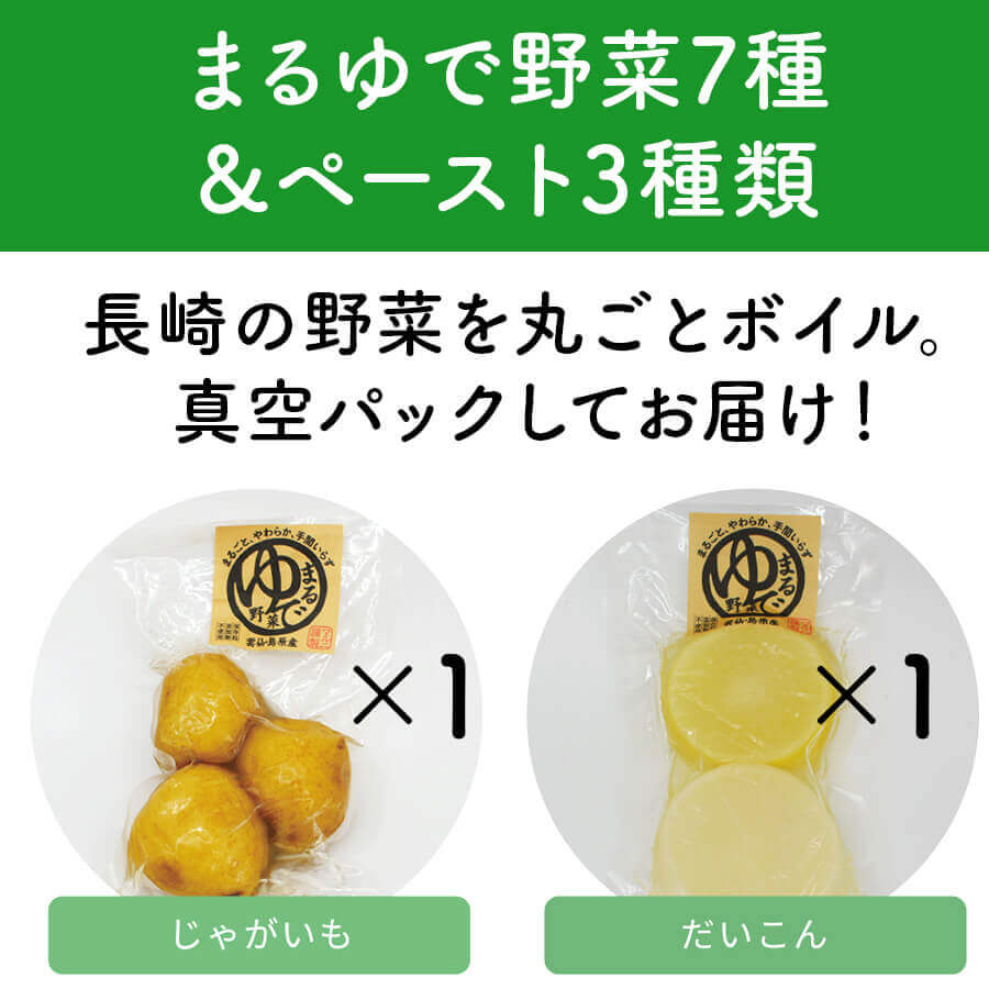 まるゆで野菜
