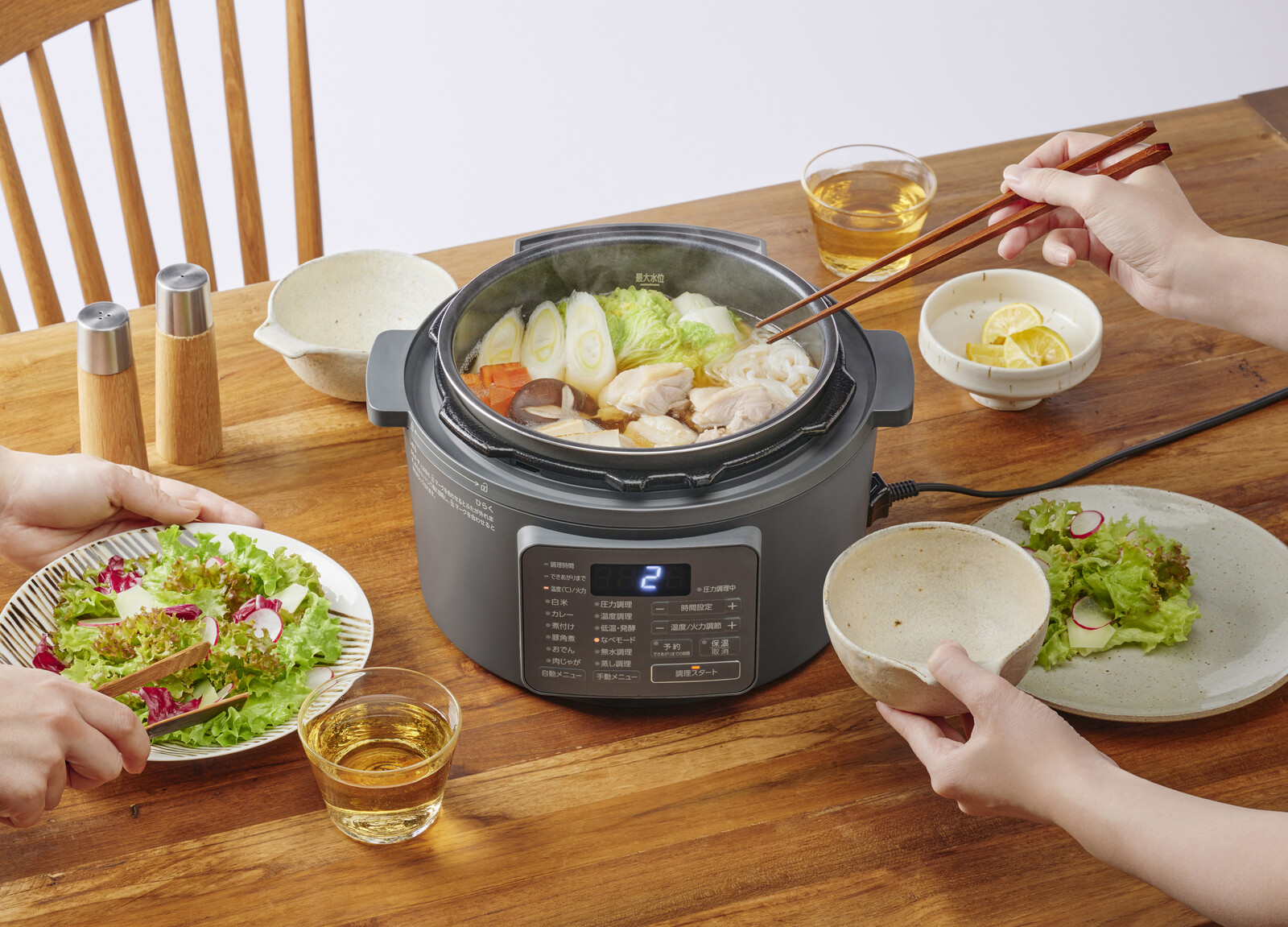 アイリスオーヤマ 電気圧力鍋 3L PC-MB3-H