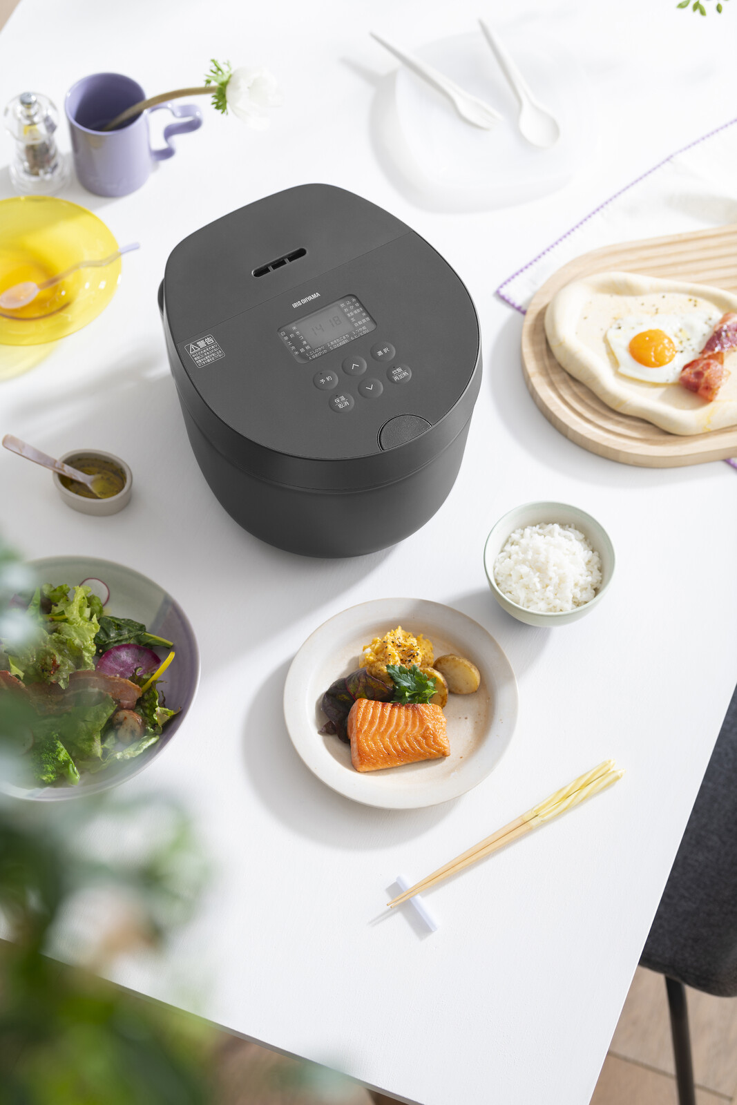 アイリスオーヤマ IHジャー炊飯器 5.5合 RC-ILA50-B