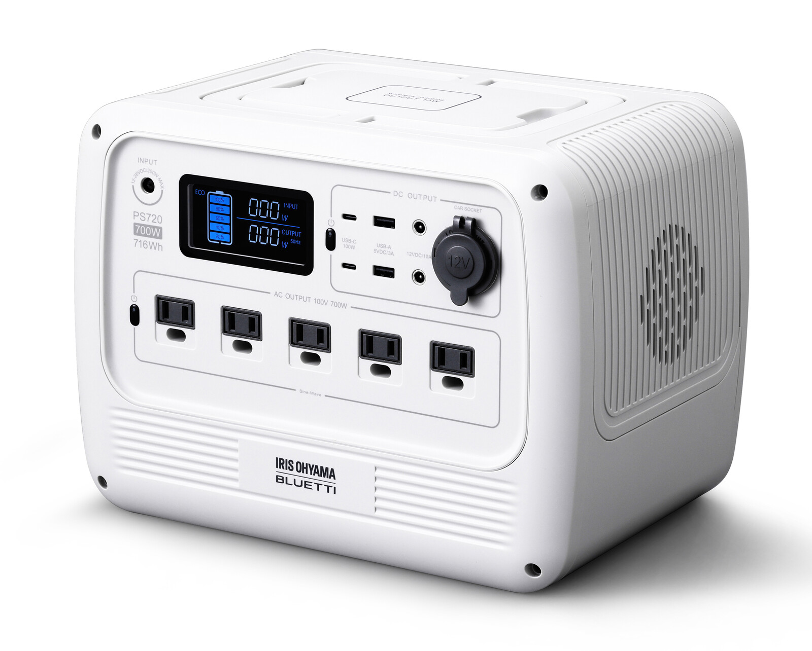 アイリスオーヤマ ポータブル電源 PS720AA-W