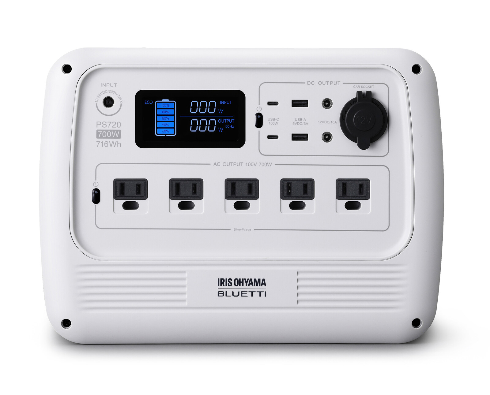 アイリスオーヤマ ポータブル電源 PS720AA-W