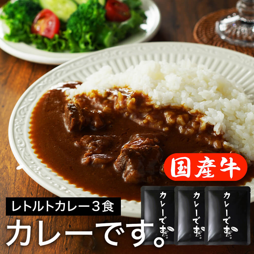 レトルトカレー!その名も【カレーです。】