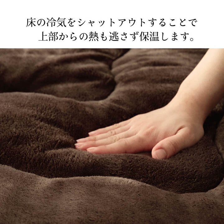 撥水6層フラン こたつ敷 ラグ カーペット