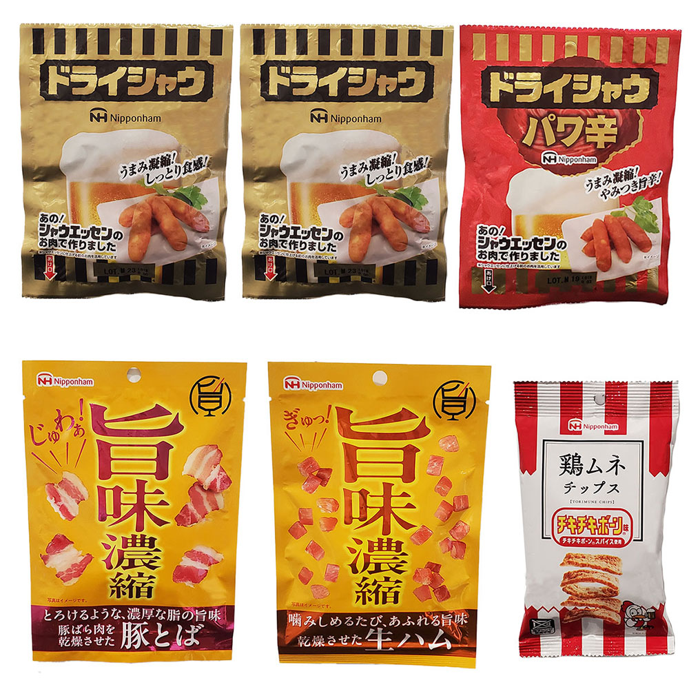 【ポスト投函】日本ハム 父の日ドライシャウ・旨味凝縮おつまみ6点セット