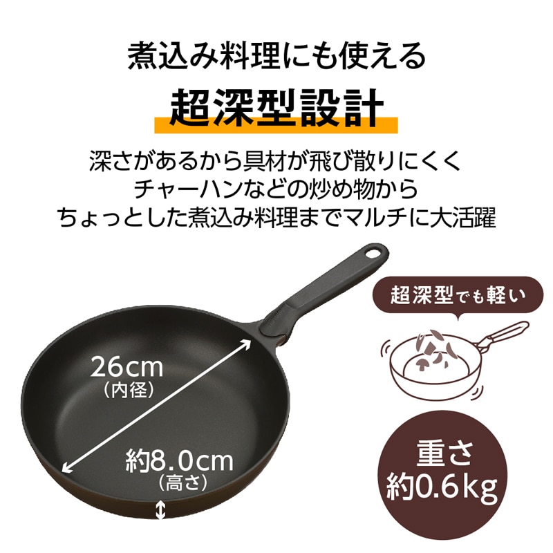 デュラブルプレミアムシリーズフライパン KFP