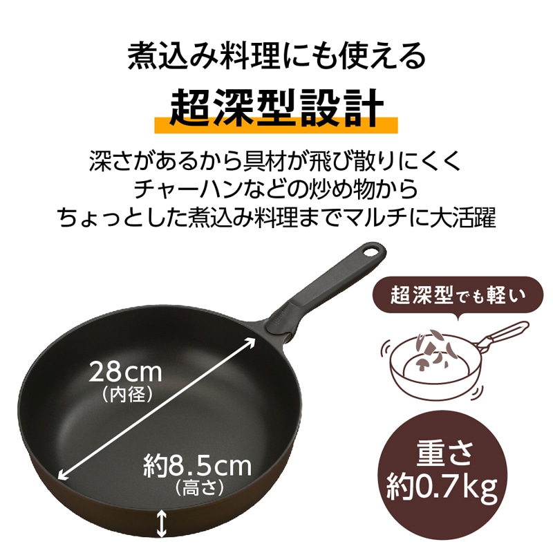 デュラブルプレミアムシリーズフライパン KFP