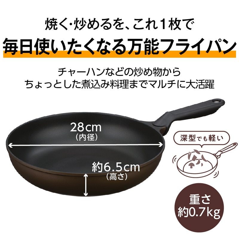デュラブルプレミアムシリーズフライパン KFP