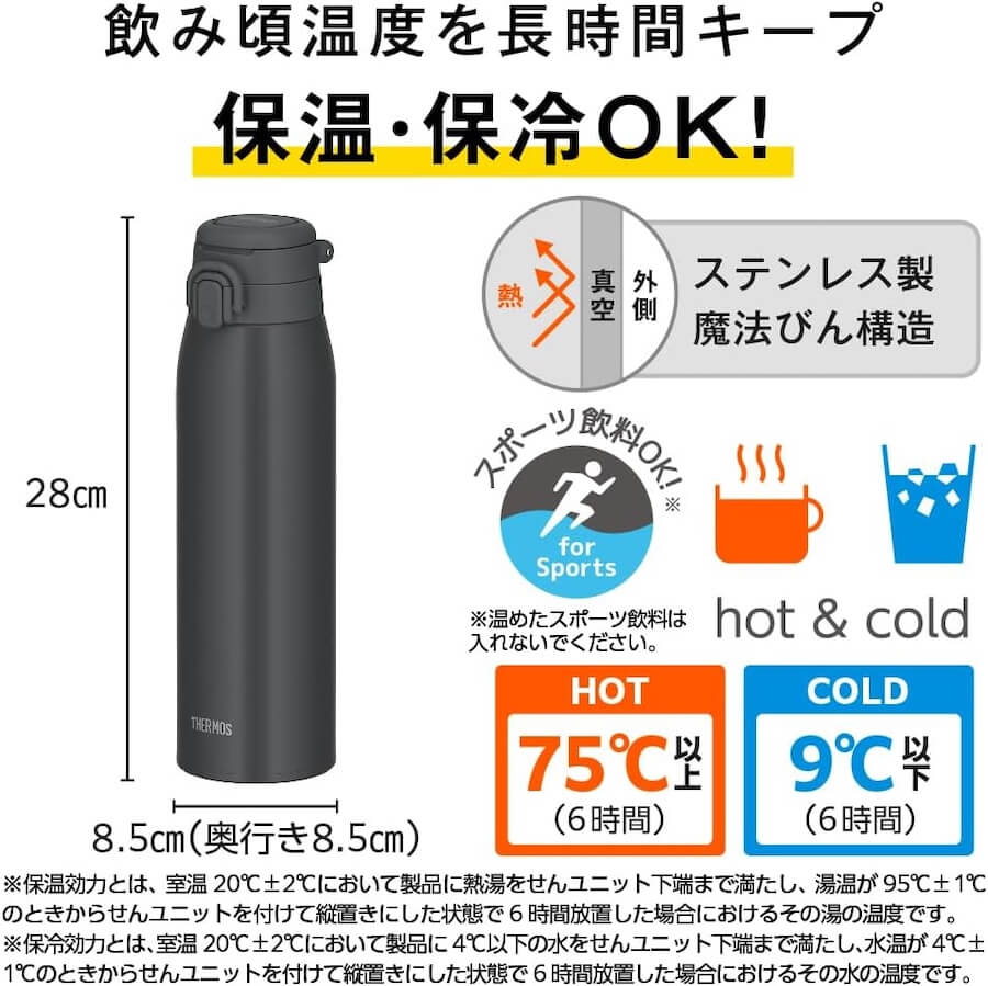 真空断熱ケータイマグ／JOS-551･751･1001