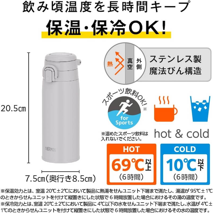 真空断熱ケータイマグ／JOS-551･751･1001