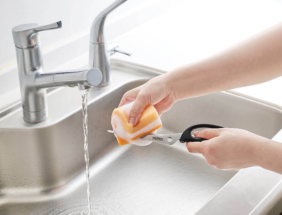 キッチンバサミ カーブ KK-HC001