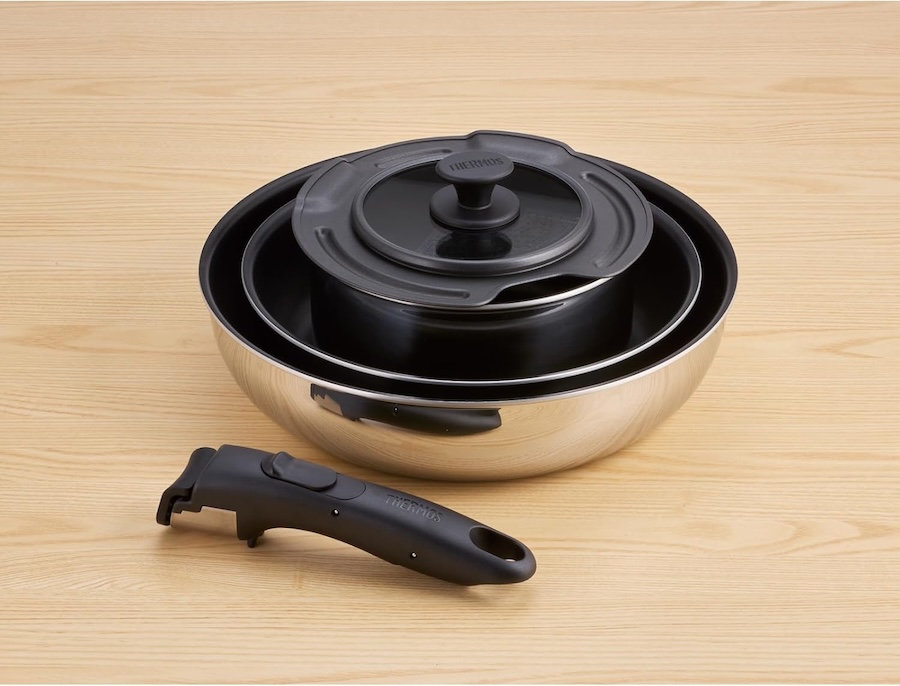 取っ手のとれるフライパン5点セットFA/KSF-5A