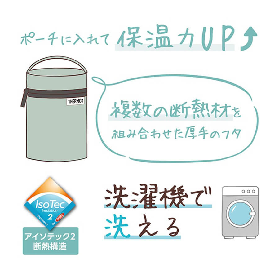 サーモス スープジャーポーチ RFN-001 