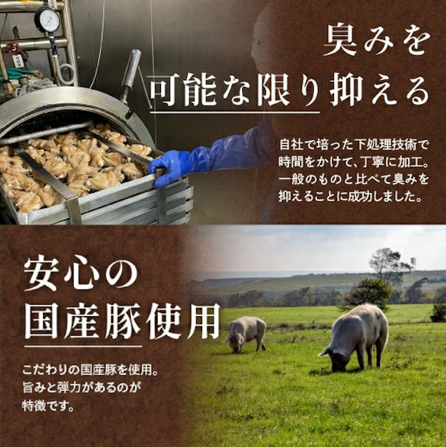 国産焼豚足