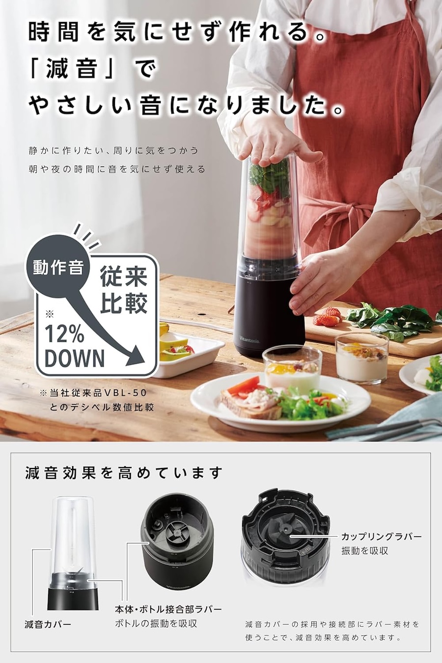 ビタントニオ マイボトルブレンダー VBL-70
