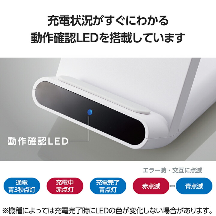 エレコム ワイヤレス充電器 W-QS09WH